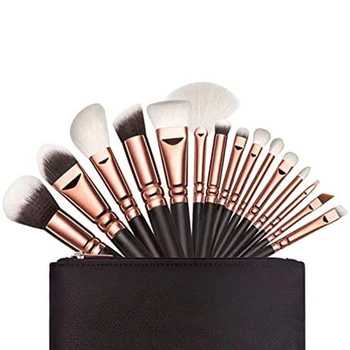 

15Pcs Luxury Makeup Brushes Professional Cosmetic Makeup Brushes Set with Bag