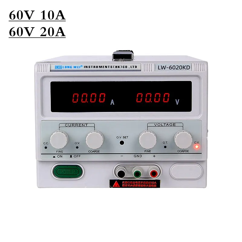 Бутылки с водой 220V лаборатория Регулируемый Питание Переключение DC Напряжение регулируется Высокоточный программируемый Мощность поставки 60V 10A