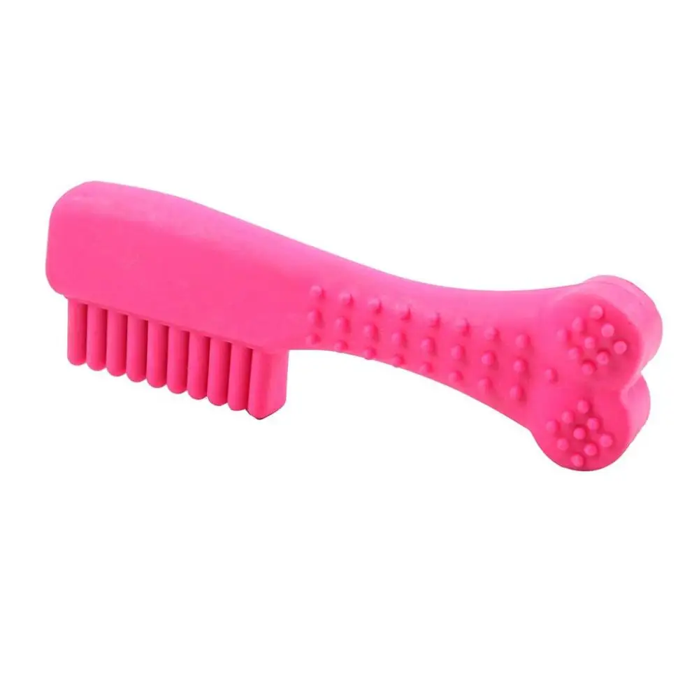 Dog Bite Toy TPR Real Rubber Toothbrush Molar Toy Molar Bite-resistant Pet Toy Grinding Molar Stick Toy