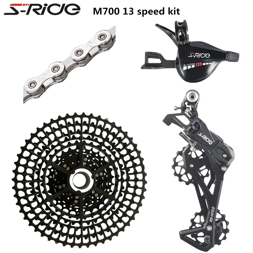 Sride M700 13 Speed Shifter + Rear Derailleurs + 52t Cassettes