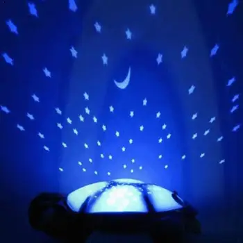 

Turtle Led Night Light Stars Projector with battery powered Turtle Lamp Home Decoration Christmas Music Lighting For Kid's J7A5