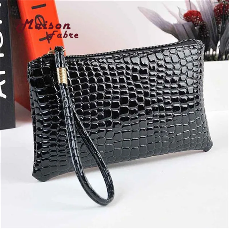 

2019 New Coin Purses 1pc Portable Women PU Leather Clutch Handbag Bag Coin Purse Girl Alligator Purse Wallet Female