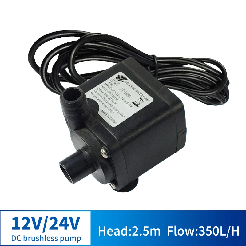 

12V DC Multi-function Brushless Submersible Pump High Temperature Water Pump Computer Water Cooling Pump Water Heater Bed Pump