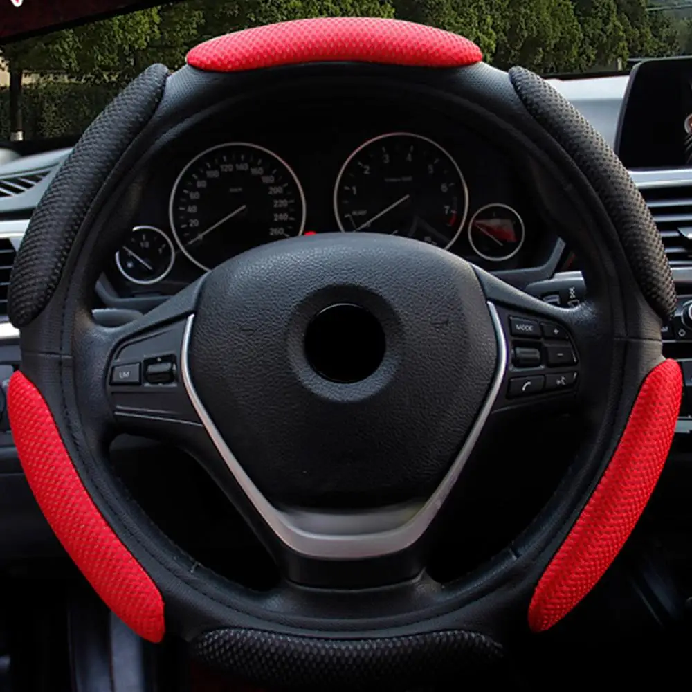 

Universal 15in Anti-slip Steering Wheel Cover 3D Mesh Breathable Automobile Steering-Wheel Protector