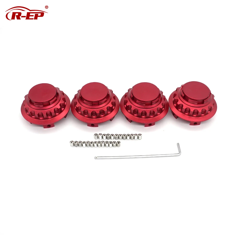 

R-EP Car Wheel Center Hub Caps Hubcaps Cover 4 Pcs/Set for BMW Honda outer diameter Aluminum