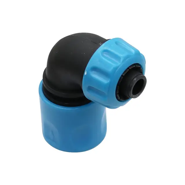 2Pcs 1/2" Hose Elbow Quick Connectors Gardening Irrigation Car Washing Pipe Fast Rapid Elbow Joint Adapter Quick Coupling 6