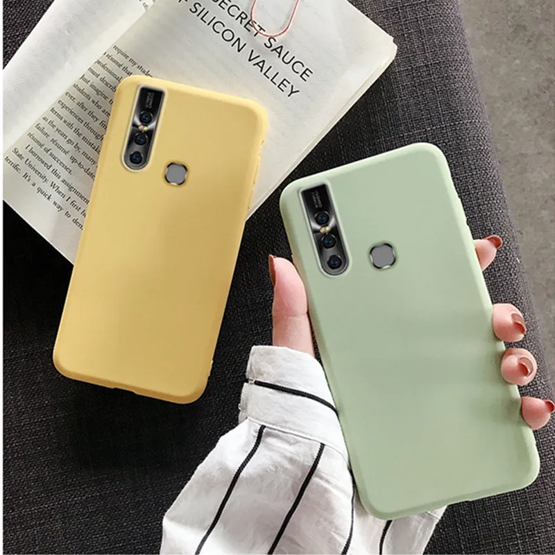 Модные туфли леденцового ЧЕХОЛ ДЛЯ VIVO V15 V17 Pro Чехол Vivo V7 V9 Y3 Y17 Y97 Y95 Y93 Y91 Y85 Y83 Y79 Y75 Y69 Y71 Y67 Мягкий силиконовый чехол