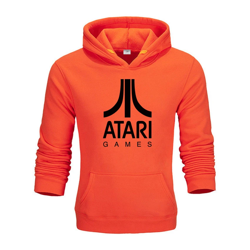 Sweatshirts ATARI Logo Brand Pullover Winter Fashion Casual Print Printing-Pattern Autumn