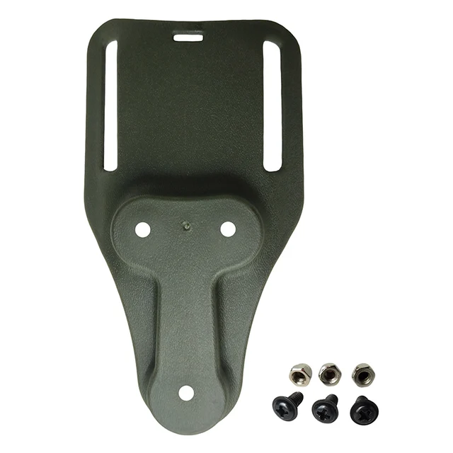 Airsoft  Mid-Ride Belt Loop Adapter Universal Belt Loop for Glock M9 SIG P226 Colt Series Gun Holster Accessories B green