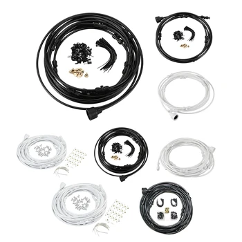 

PE Pipe Outdoor Misting Cooling System Kit for Greenhouse Garden Patio Watering Irrigation Mister Line System