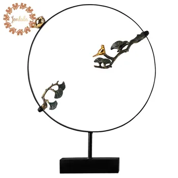 

Elegant Guest-Greeting Pine Bird Zen Buddhism Decoration Top Art Home Decorations Model Accessories Special Home Decor