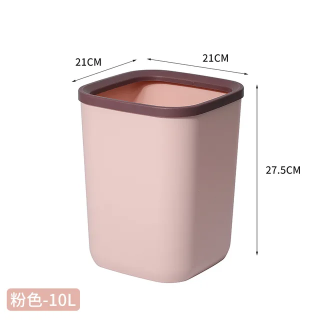 현대적인 집안을 위한 필수품: 10L 주방 침실 쓰레기통