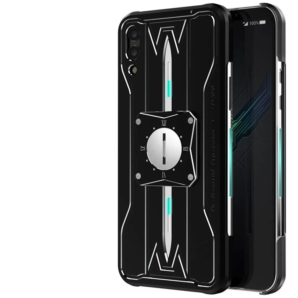 For Xiaomi Black Shark 2/3 Pro Metal Cellphone Protective Shell Phone Back Cover Mobile Phone Magnetic Case Dissipate Heat For Xiaomi Black Shark 2/3 Pro Metal Cellphone Protective Shell Phone Back Cover Mobile Phone Magnetic Case Dissipate Heat