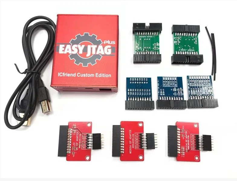 Новая версия Easy Jtag plus box + EASY JTAG /UFI/MEDUSA ISP адаптеры UFS 3 в 1 розетка с поддержкой