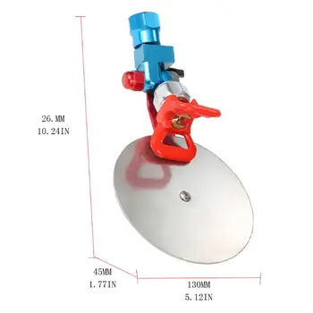 

Paint Spray Gun Baffle Adjustable Guide Tool Paints Splash Guard for Titan T8WE