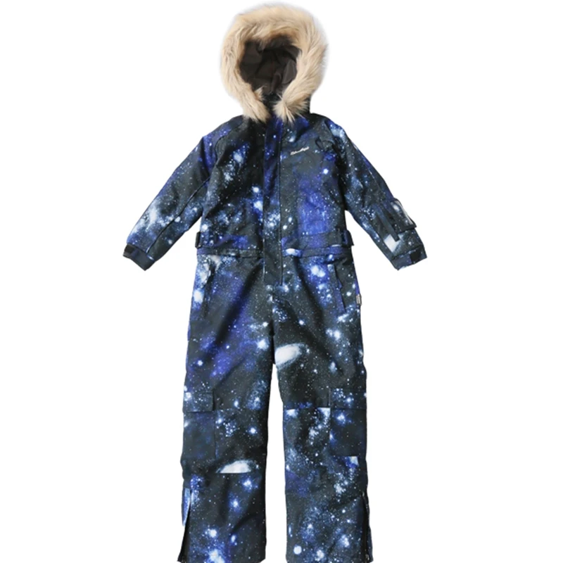 19 лыжных костюмов bluemagic для детей, водонепроницаемый комбинезон для прогулок на открытом воздухе для девочек и мальчиков, куртка для сноуборда Водонепроницаемый Лыжный комбинезон-30 градусов