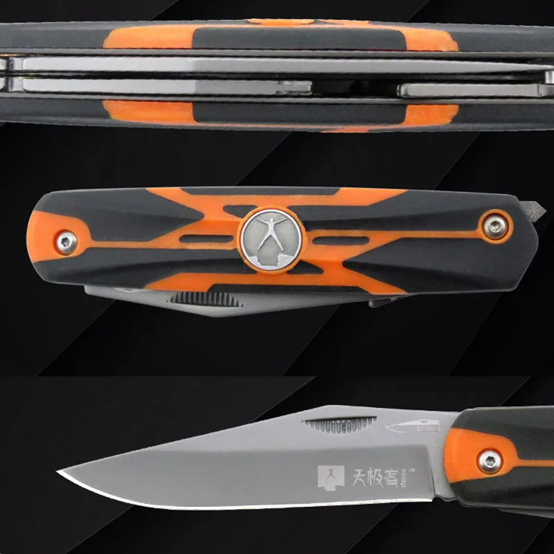 DR-011OS складной многофункциональный нож для выживания кемпинг открытый складной охотничья пила нож 420C из нержавеющей стали
