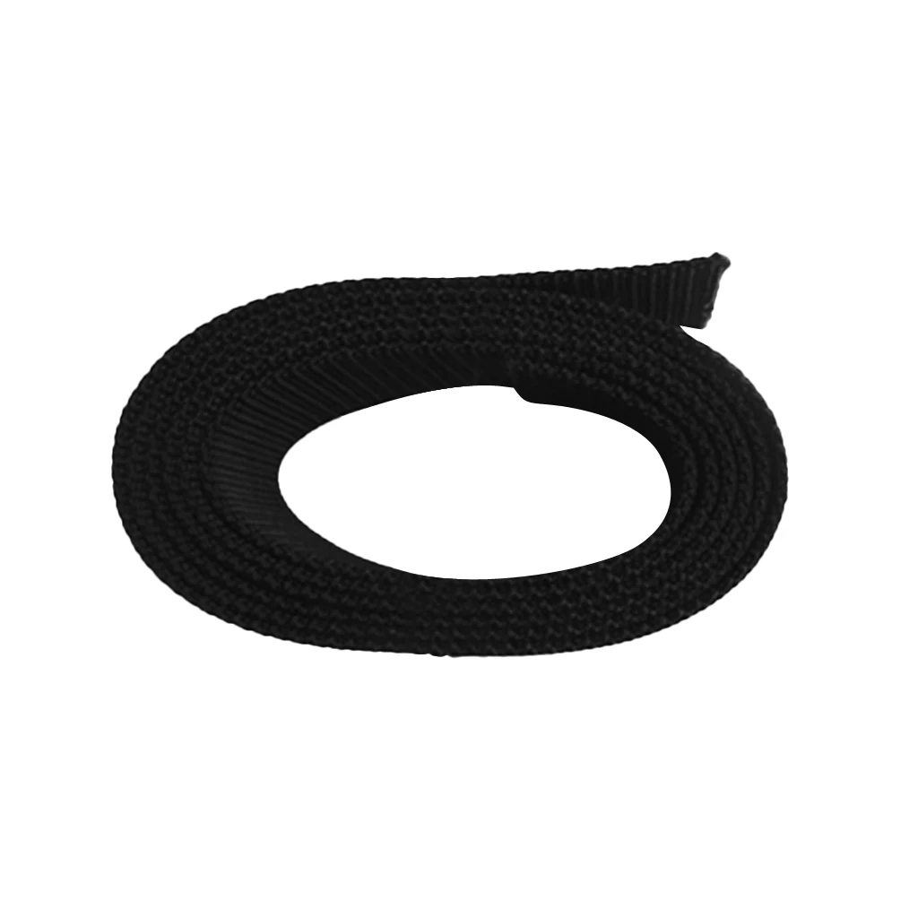 Black 1.5m 5cm Scuba Diving High Strength Weight Belt Replacement Webbing