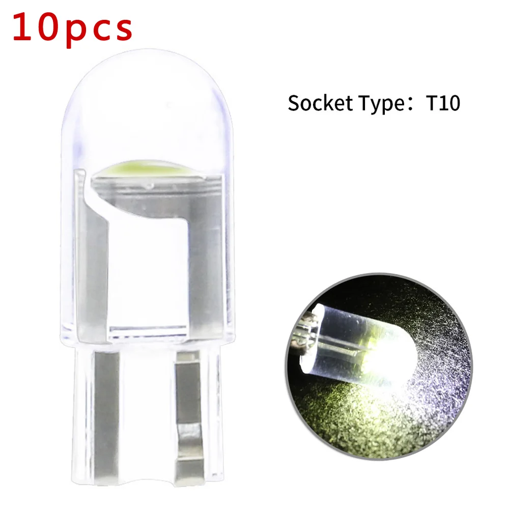 10 шт 12V 501 194 W5W 7020 SMD 2 светодиодный Футболка с принтом "автомобиль" Canbus Error Free Клин светильник лампочка Водонепроницаемый Автомобильный светодиодный лампы