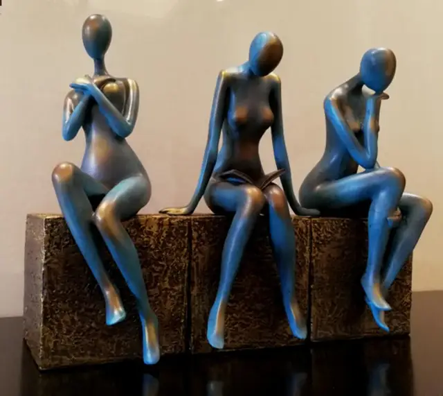 Modern Abstract Figure Beauty Resin Sculpture 1