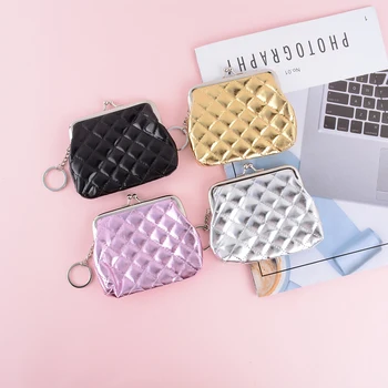 

Small Coin Purse Women's Purse Leather Wallet Portfolio Female Pouch Wallet Card Holder Mini Clutch Money Bag