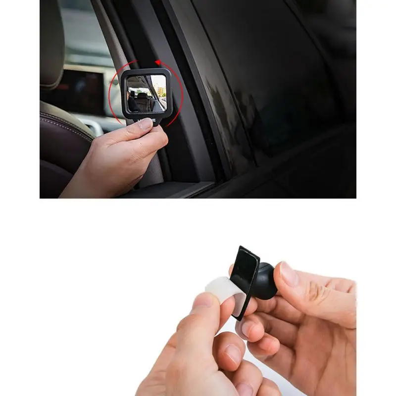 Авто дополнительное зеркало заднего вида устраняет глухую точку для безопасности автомобиля 270 градусов широкоугольное автомобильное задний магнит зеркало
