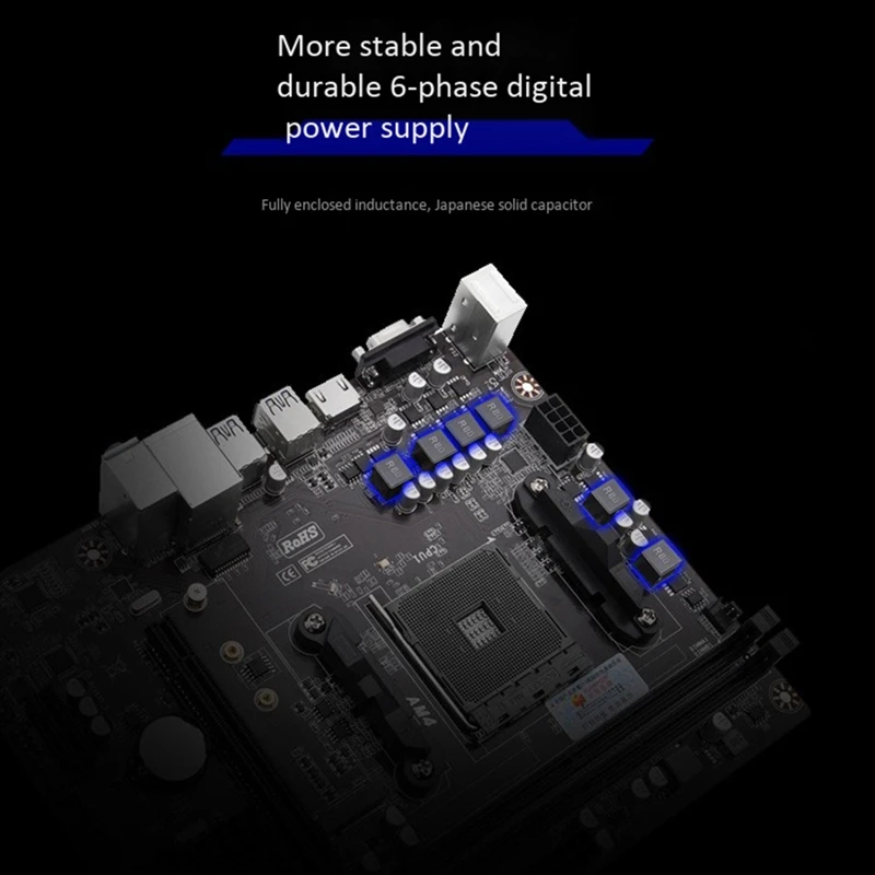 HUANANZHI A320-D4 Supports AM4 1331 Pin DDR4 Dual
