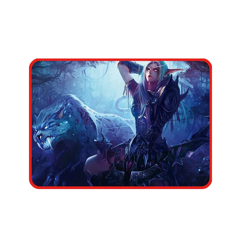 350x250mm FFFAS World of Warcraft коврик для мыши светодиодный RGB игровая клавиатура коврик с запирающим краем толстый износостойкий коврик большой утолщенный XXL - Цвет: 350x250mm