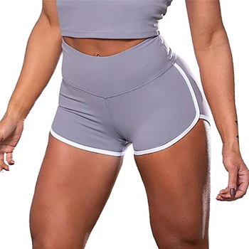 

New Fashion Women High Waist Leopard Printed Shorts Bandage Bodycon Ladies Striped Pleated Yoga Casual Shorts