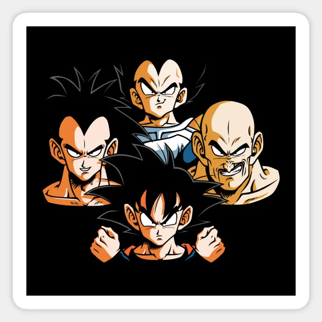 1 шт. Saiyans Rhapsody Dragon Ball Z наклейки для блокнота чехол на колесиках рюкзак стол ПВХ