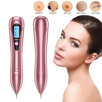 

Mole Removal Pen Warts Skin TagAge Spot Adjustable Levels LCD Display LCD Skin Tag Remover Rechargeable Mole Spot Remover
