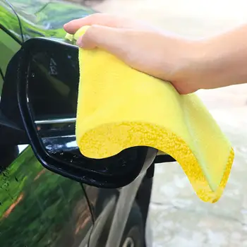 

8pcs Car Care Polishing Wash Towels Plush Microfiber Washing Drying Towel Strong Thick Plush Polyester Fiber Car Cleaning Cloth
