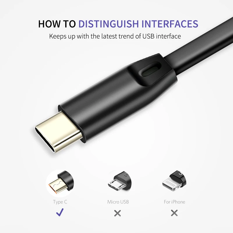 Кабель USB C для Oneplus 5 USB кабель для быстрой зарядки типа C для samsung S9 huawei P10 nintendo C143