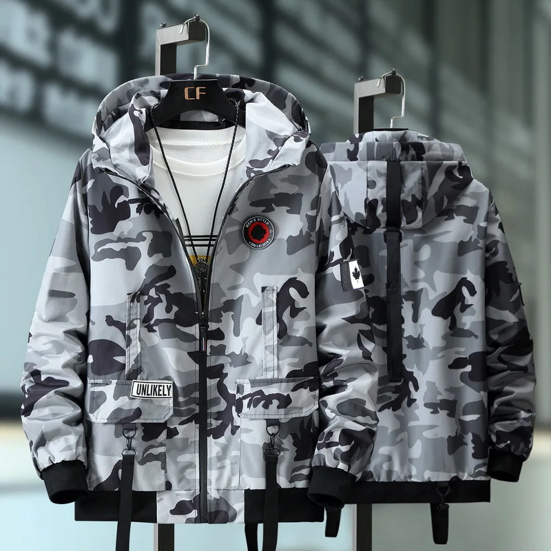 Для мужчин плюс Размеры 4XL 5XL 6XL 7XL 8XL 9XL 10XL в стиле милитари с камуфляжным принтом куртки 9-5