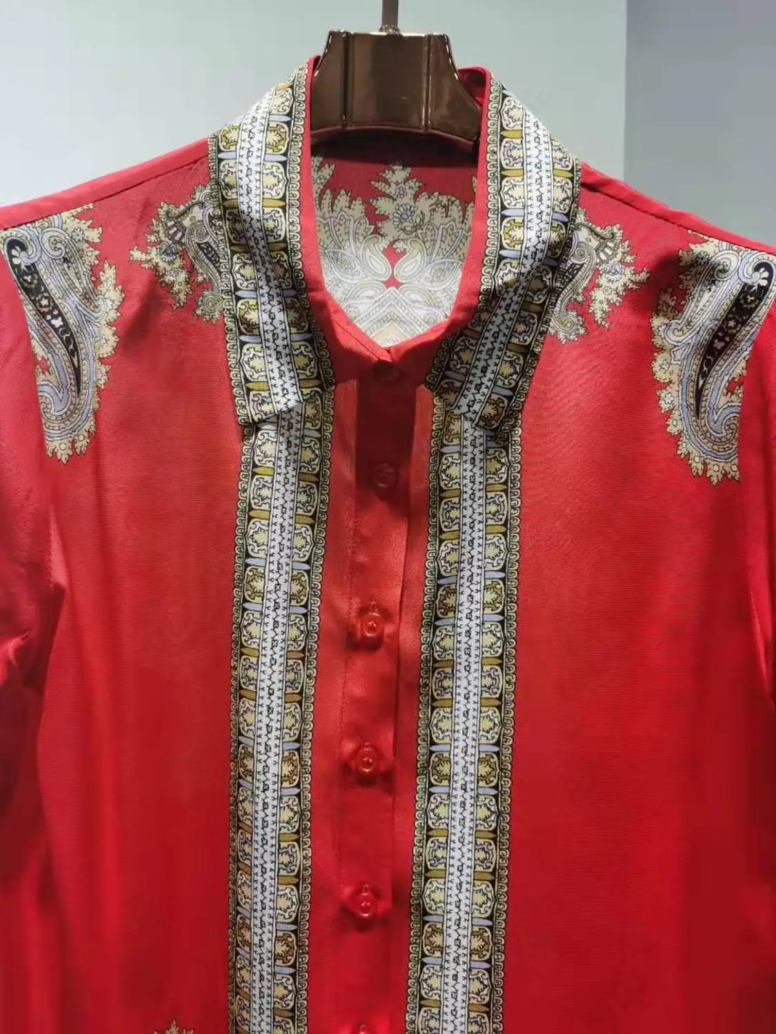 AH12199, модные женские блузки и рубашки,, Подиумные, Роскошные, известный бренд, Европейский дизайн, вечерние, стильная женская одежда