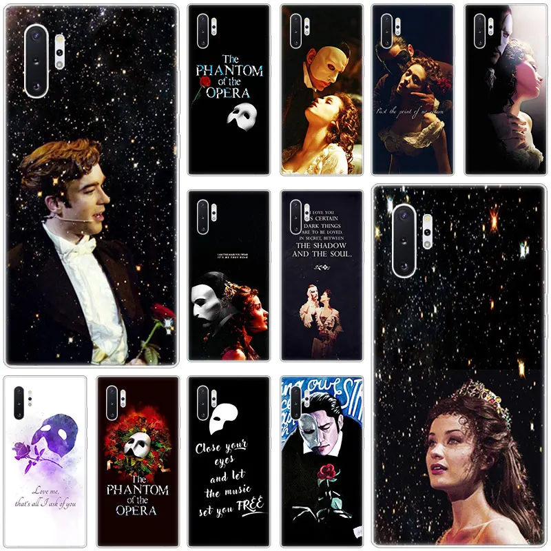 The Phantom of the Opera Silicone Case for Samsung Galaxy S10E S10 5G S9 S8 S7 Edge Note 10 Plus 9 A9 A8 A7 A6 2018 A5 2017 | Мобильные