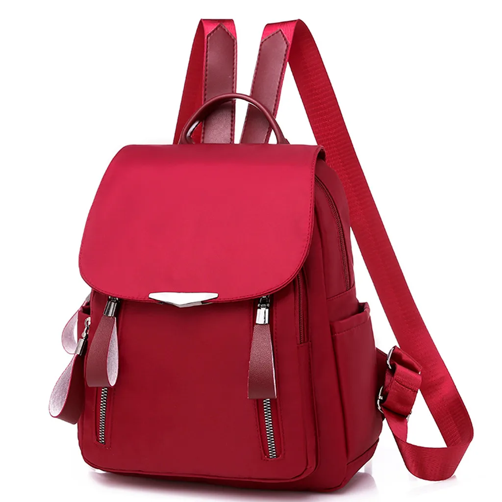 Женский рюкзак, модный, для женщин, для улицы, простой, Оксфорд, на молнии, контрастный цвет, рюкзак для девочек, mochila mujer, рюкзак, сумка# T2