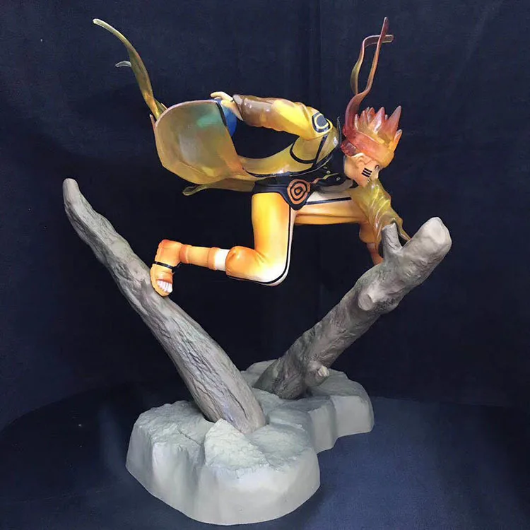 

Naruto Shippuden Uzumaki Naruto Immortal Bonus Nine Tail Mode Branch Scene Garage Kit Model