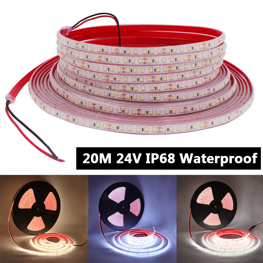 

Светодиодная лента SMD2835, 5/10/15/20 м, 120 светодиодов/м