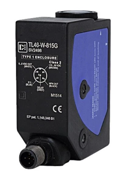 

Original Italy DATALOGIC TL46-W-815G Color sensor,Contrast sensor ,Photoelectric sensor