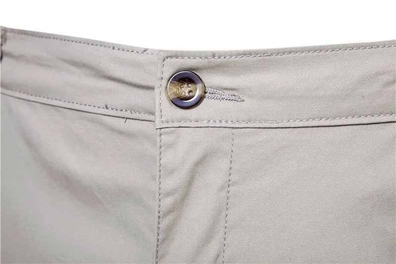 100% Cotton Solid Shorts for Men - Image 3