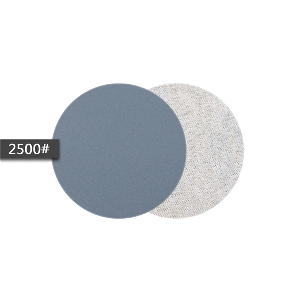 POLIWELL 100 шт. 2 дюйма 50 мм 60-10000 зернистость Флокирование шлифовальные диски влажный и сухой водонепроницаемый песок бумага фар автомобиля шлифовальная бумага