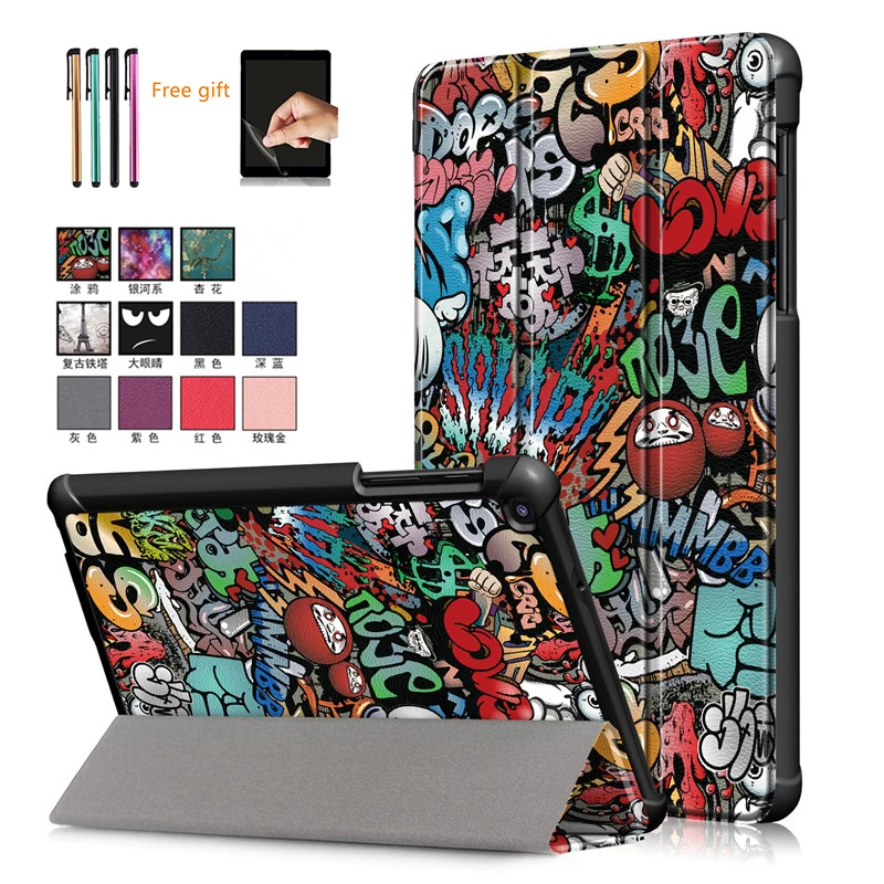Чехол подставка для планшета Galaxy Tab A 8 0 дюйма 2019 a T290 (не S Pen model Tablet) подарок|Чехлы