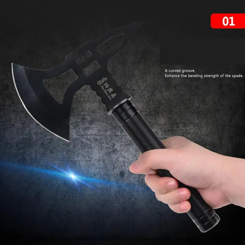 Портативный топор Tomahawk практичный Тактический с мачете для выживания в