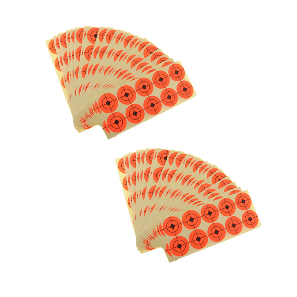 500pcs Shooting Targets Reactive Splatter Paper Target Stickers Diameter 5cm