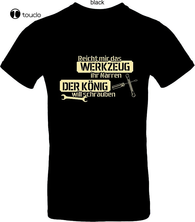 T-Shirt Reicht Mir Das Werkzeug Mopedjungs Hercules Zendnapp Kreidler Vespa Mofa