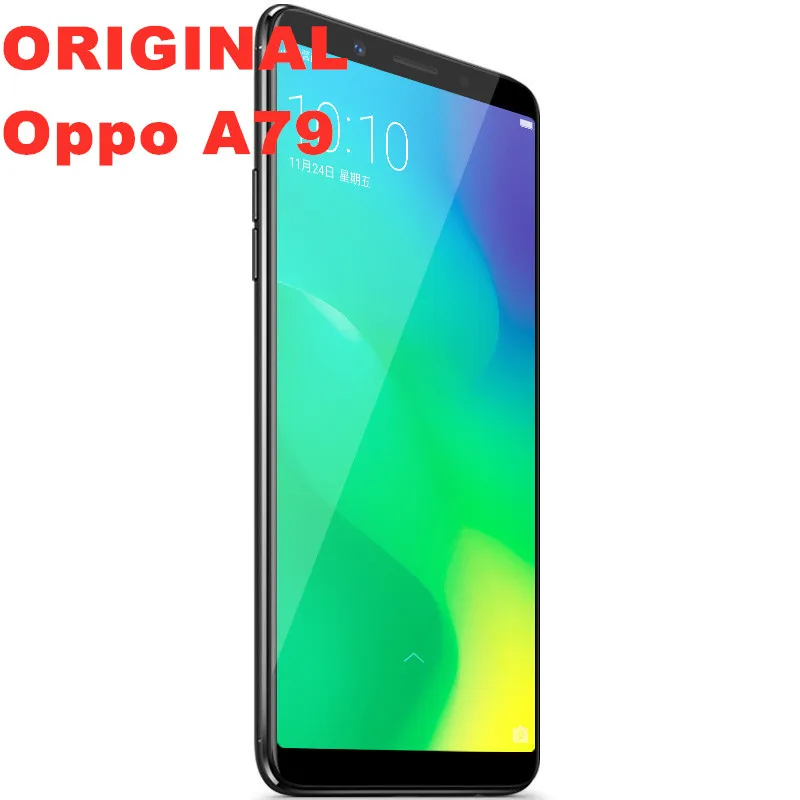 Смартфон Oppo A79 4G LTE Android MTK6763T 4 Гб ОЗУ 64 Гб ПЗУ Восьмиядерный 6," ips 2160x1080 16,0 Мп отпечаток пальца