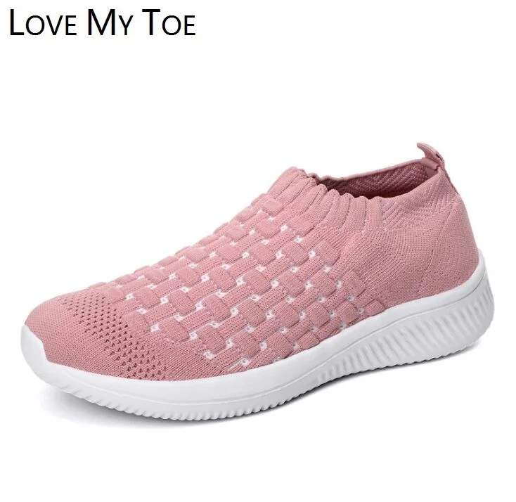 Новинка 2019 года сетчатый материал мягкая эластичная дышащая повседневная обувь