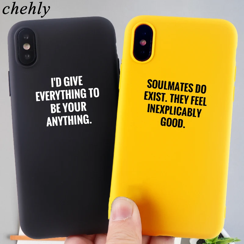 Parole Divertenti Cassa Del Telefono Per Il Iphone 6S 7 8 11 Plus Pro X Xs Max Xr Personalità Casse Della Cassa Molle Silicone Montato Accessori Tpu C