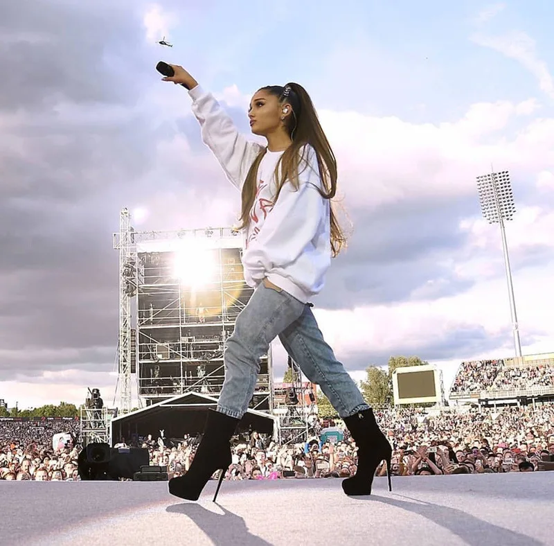 Ariana Grande в том же стиле, пуловер с принтом «One Love mancher», женские повседневные толстовки на осень и зиму, топы в стиле хип-хоп, уличная одежда